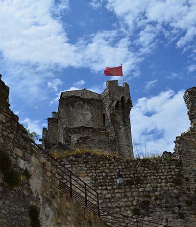château-fort de Cruas en Ardèche